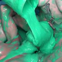 Jayce: 20 Gallons of Green Goo+Lesbian Love W/alice+multiple O's!