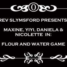 RevSlymsford: 4 Girl Humiliating Pose Water and Flour Game