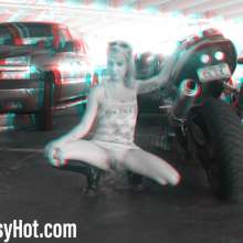 messyhot: 3D stereoscopic anaglyph of Kennedy
