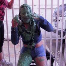 lovingmessy4you: Ibi Gets Slime on the Head 1st Time Ever