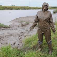 DungeonMasterOne: Maria Gets Very Stuck in Langstonedale mud!