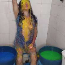 Nataly Loveu: Naked and Messy Slime