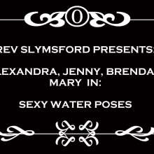 RevSlymsford: New Water Games: Sexy Pose Soaking Forfeits For 4 Girls