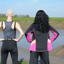 DungeonMasterOne: Running Gear Vs Nike Catsuit in the Mud with Susie and Honeysuckle!