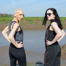 DungeonMasterOne: Running Gear Vs Nike Catsuit in the Mud with Susie and Honeysuckle!