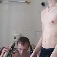 Wet Live Team: Ruslan Invited Artem to the Bath and They Got Wet Together!
