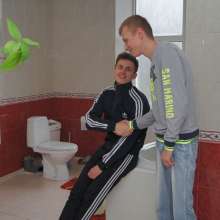 Wet Live Team: Ruslan Invited Artem to the Bath and They Got Wet Together!