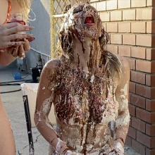 caitlynsway: cc's First wam: Pies to face, fruit smash, bikini filling, and decorating!