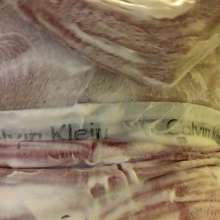 permamarka: Shaving Cream and Red Calvin's Covering