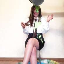 Top Messy Girls: The Teacher Gets Slime.