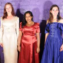 DungeonMasterOne: Three Girl Formal Fun with Lucia, Teena, and Maude!