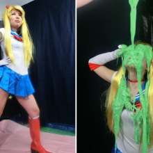 Alumi: Guess who has a cheap 9-scene messy Japanese girl cosplay bundle. We do!