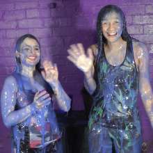 DungeonMasterOne: Gunge Filled Yoga Pants with Friday and Felicity!