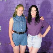 DungeonMasterOne: Wet Denim Shorts with Honeysuckle and Purity