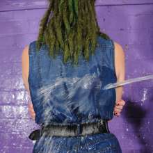 DungeonMasterOne: Wet Denim Shorts with Honeysuckle and Purity
