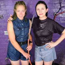 DungeonMasterOne: Wet Denim Shorts with Honeysuckle and Purity