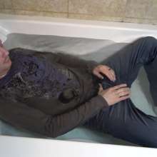 WildThang: Wet Jeans Bath Time