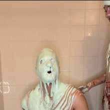 PrettyPieEyes: Last minute pie and slime night!
