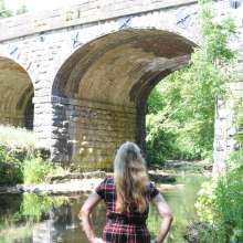 DungeonMasterOne: Felicity Plaid Dress River Bath