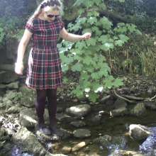 DungeonMasterOne: Felicity Plaid Dress River Bath