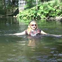 DungeonMasterOne: Felicity Plaid Dress River Bath