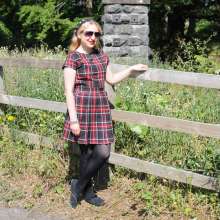 DungeonMasterOne: Felicity Plaid Dress River Bath