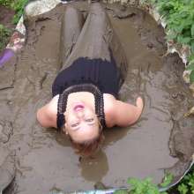 Darkabyss445: Formal Maxi Dress Ruined in the Mud