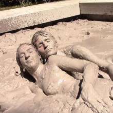 FOXY: Angel and Aurel together in mud