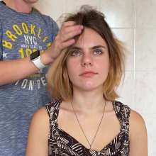Top Messy Girls: Green Slime Hair