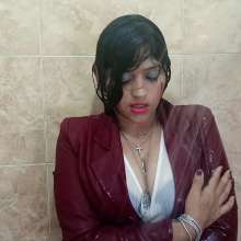 WetPlace: Jazminss Showering Fully-Clothed In The Bathroom