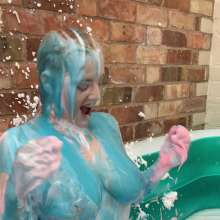 ErinMoore: Lottii Rose in Her Gungy Strip Tease Forfeit