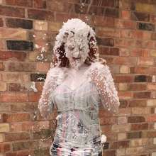 ErinMoore: Lottii Rose in Her Gungy Strip Tease Forfeit