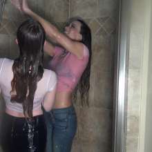 Jayce: Mel+Jayce Passionate Kissing-in Rain Shower!  levis-uggs-doc's