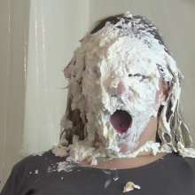 RevSlymsford: New Employee Kayleth Gets Trashed: Pies, Custard, Paint +++