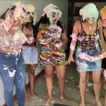 RevSlymsford: Payday 2: The Mega Mess Game: Multiple Girls Pied + Slimed!