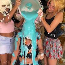 RevSlymsford: Payday 2: The Mega Mess Game: Multiple Girls Pied + Slimed!