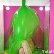 TotallyGunged: Bright Green Sludge for Penny Lee in: "Play Your Farts Right!"