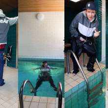 vstyle83: Pool Time in Baggy Outfit (barefeet)