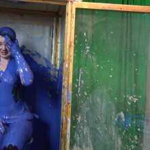 extremegunk: Prince's New Girl Gunging (dr Gunge's Blue Gungings)
