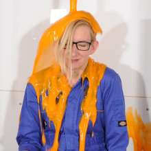 DungeonMasterOne: Saturation Hall: New girl Aurora meets the Gunge Tank!