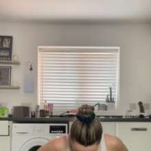 WAMfuns Messy Forfeits: Queen Peach Swimsuit Filling With Beans And Spaghetti