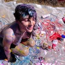 messyhot: Sasha Red Messy Gets for the First Time in the Desert