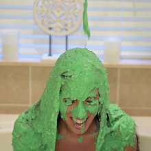 Slimed Models: New Slimed Model: Amber's First Time