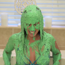 Slimed Models: New Slimed Model: Amber's First Time