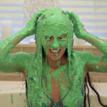 Slimed Models: New Slimed Model: Amber's First Time