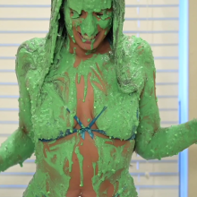 Slimed Models: New Slimed Model: Amber's First Time