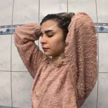 Wet Live Team: She Got Wet in a Teddy Jacket, Looked like a Cute Wet Bear