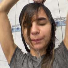 Wet Live Team: She Got Wet in a Teddy Jacket, Looked like a Cute Wet Bear