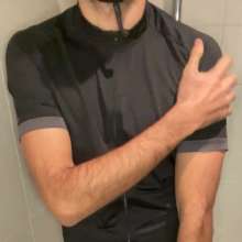 derekwam: Shower in My Cycling Suit