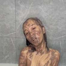 steppegirl: Sticky Lisa Takes a Sexy Mud Bath!